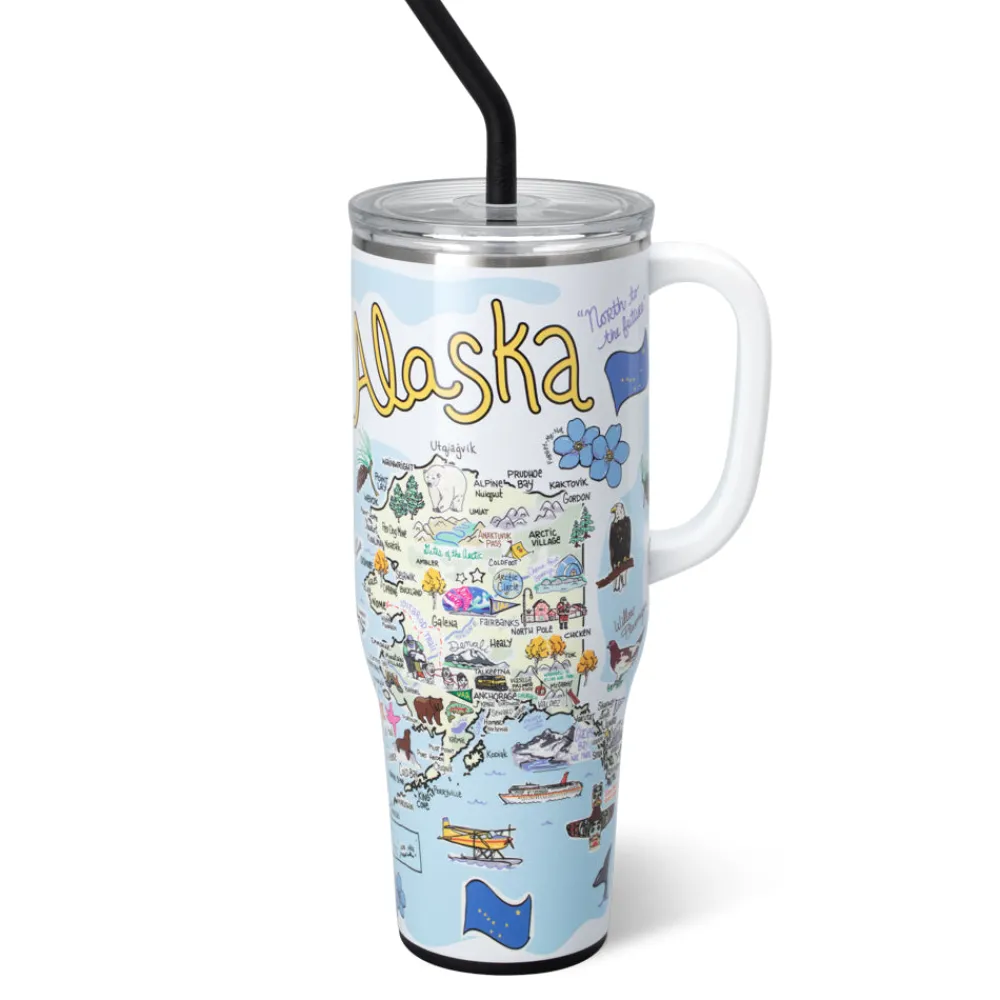 Swig Life Tumblers New Sizes!|Travel Mugs^Alaska Mega Mug 40oz