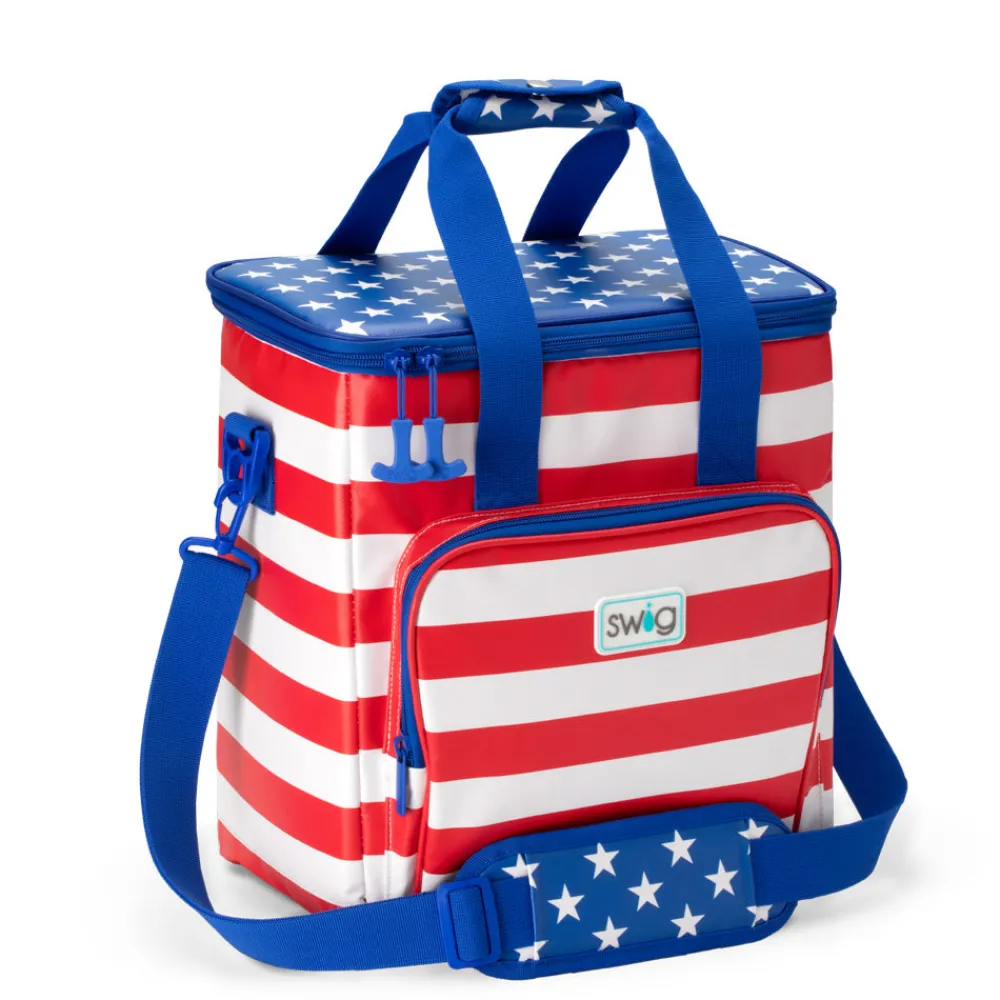 Swig Life Coolers|All American^All American Boxxi 24 Patriotic Cooler -