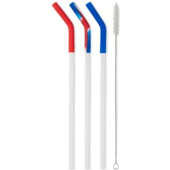 Swig Life Lids, Straws + More|Mega Mugs^All American Mega Mug Reusable Straw Set -