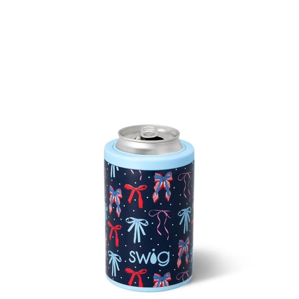 Swig Life Wine + Cocktails|Miss Independence^All American 12oz Can + Bottle Cooler -