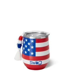 Swig Life Wine + Cocktails|All American^All American 12oz Stemless Wine Cup -