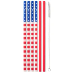 Swig Life Lids, Straws + More|All American^All American Reusable Straw Set -