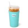 Swig Life Drink Coolies New Sizes!^Aqua Medium Iced Cup Coolie