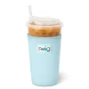 Swig Life Drink Coolies New Sizes!|Shimmers^Aquamarine Medium Iced Cup Coolie