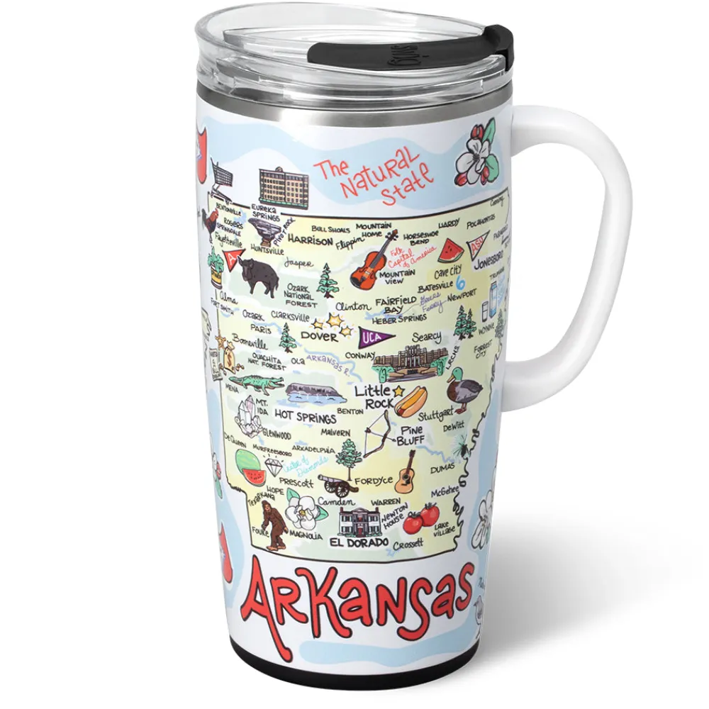 Swig Life Travel Mugs^Arkansas Travel Mug 22oz