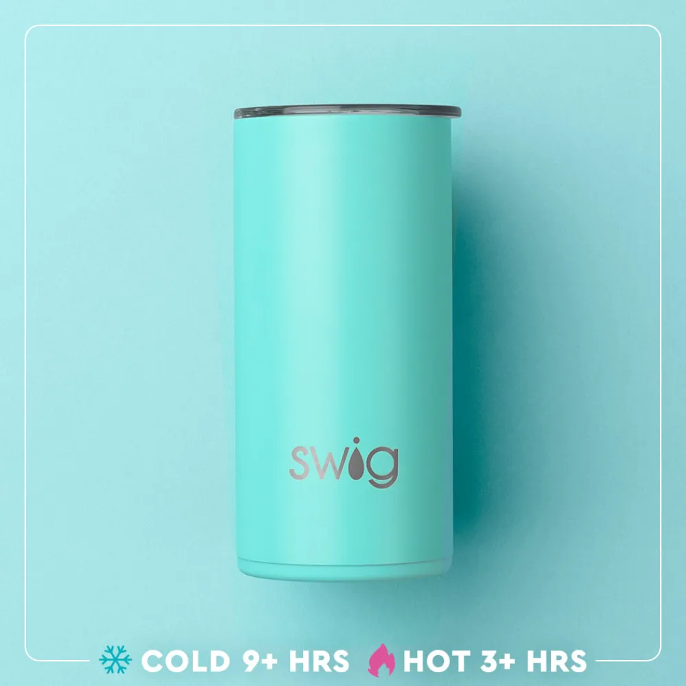 Swig Life Tumblers New Sizes!|Solids^Black Slim Tumbler 12oz