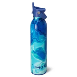 Swig Life Water Bottles|Sips For Kids^Blue Lagoon Flip + Sip Bottle 26oz