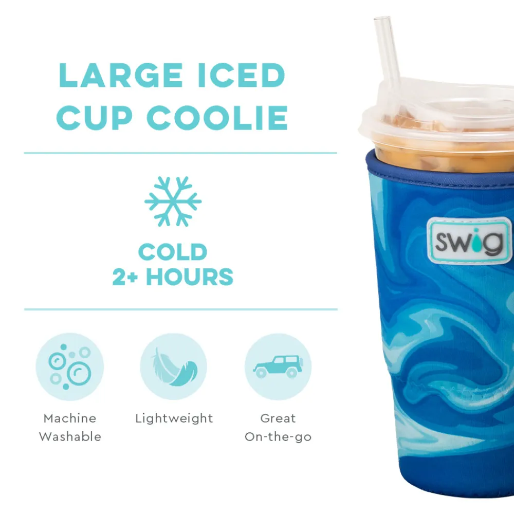 Swig Life Drink Coolies New Sizes!|Blue Lagoon^Blue Lagoon Large Iced Cup Coolie