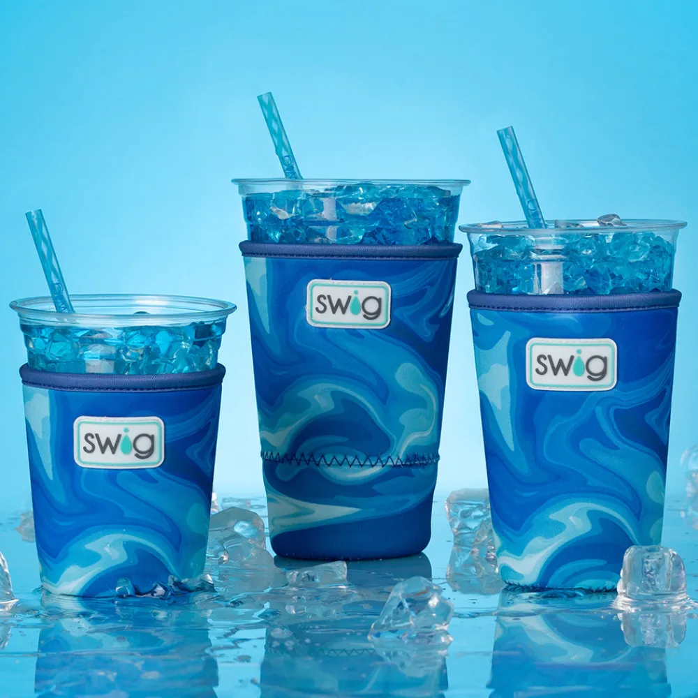 Swig Life Drink Coolies New Sizes!|Blue Lagoon^Blue Lagoon Large Iced Cup Coolie