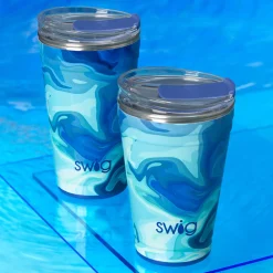 Swig Life Tumblers New Sizes!|Blue Lagoon^Blue Lagoon Party Cup 18oz