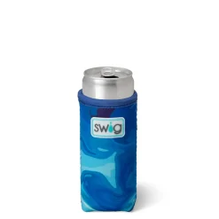 Swig Life Drink Coolies New Sizes!|Blue Lagoon^Blue Lagoon Slim Can Coolie