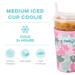 Swig Life Drink Coolies New Sizes!|Blushing Camo Best Seller!^Blushing Camo Medium Iced Cup Coolie