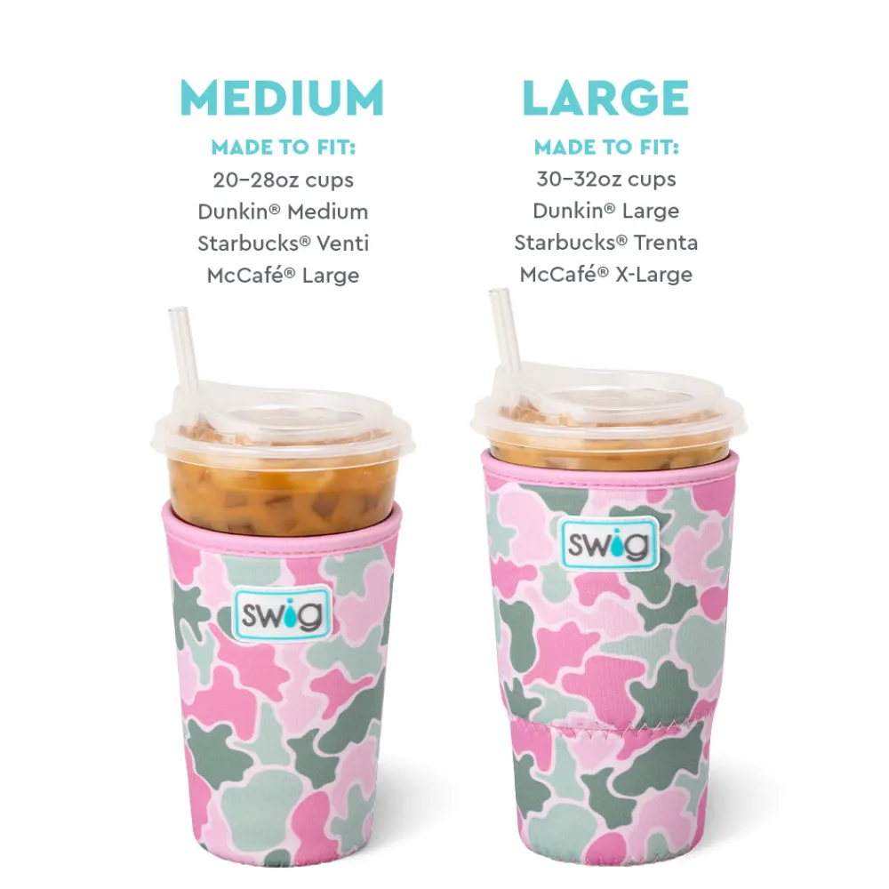 Swig Life Drink Coolies New Sizes!|Blushing Camo Best Seller!^Blushing Camo Medium Iced Cup Coolie