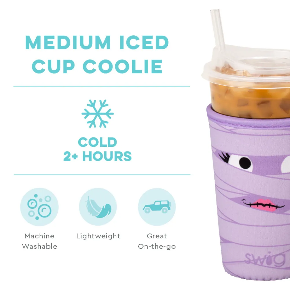 Swig Life Drink Coolies New Sizes!|Boo Crew Mummy^Boo Crew Mummy Medium Iced Cup Coolie