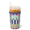 Swig Life Drink Coolies New Sizes!|Brite Stripe^Brite Stripe Medium Iced Cup Coolie