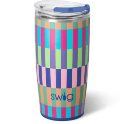 Swig Life Tumblers New Sizes!|Brite Stripe^Brite Stripe Tumbler 22oz