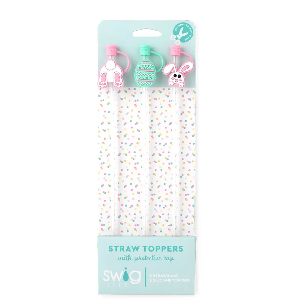 Swig Life Lids, Straws + More|Egg Hunt^Bunny Trail Straw Topper Set