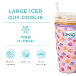 Swig Life Drink Coolies New Sizes!|Candy Corn^Candy Corn Large Iced Cup Coolie -