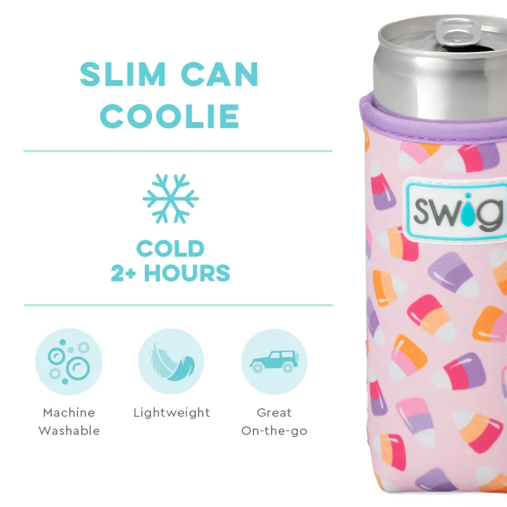 Swig Life Drink Coolies New Sizes!|Candy Corn^Candy Corn Slim Can Coolie