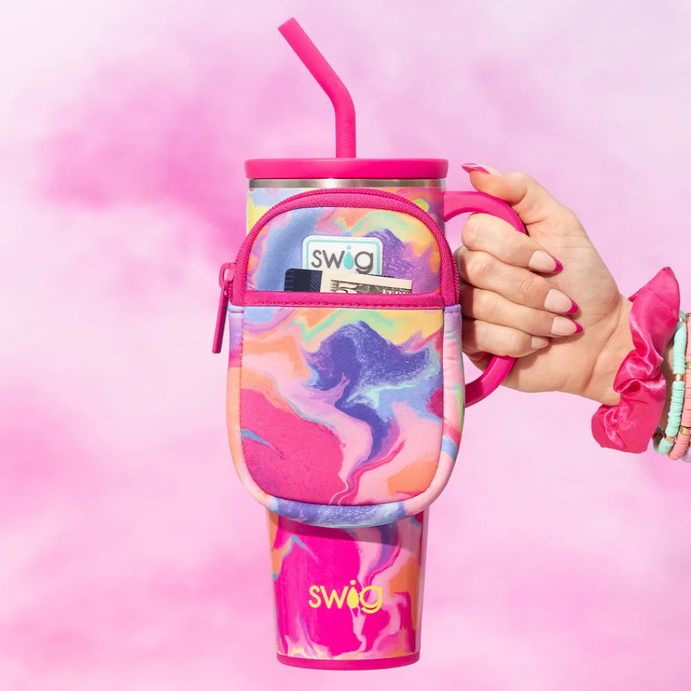 Swig Life Travel Mugs|Drinking Buddies^Candy Crush Mega Mug Pouch