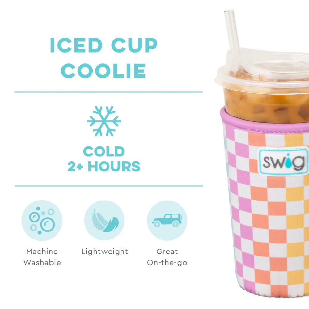Swig Life Drink Coolies New Sizes!|Check Mate^Check Mate Medium Iced Cup Coolie