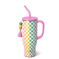 Swig Life Tumblers New Sizes!|Travel Mugs^Check Mate Mega Mug 30oz