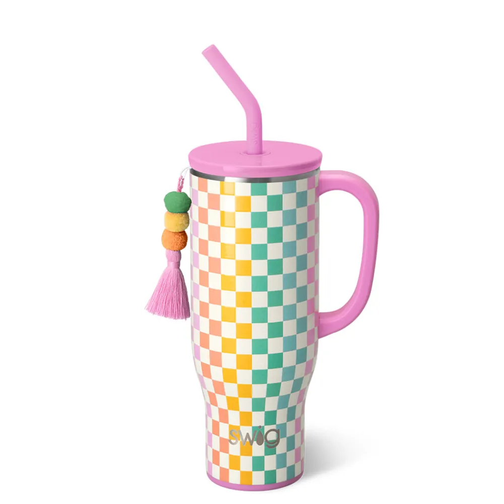 Swig Life Tumblers New Sizes!|Travel Mugs^Check Mate Mega Mug 30oz