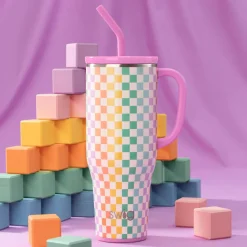 Swig Life Tumblers New Sizes!|Travel Mugs^Check Mate Mega Mug 40oz