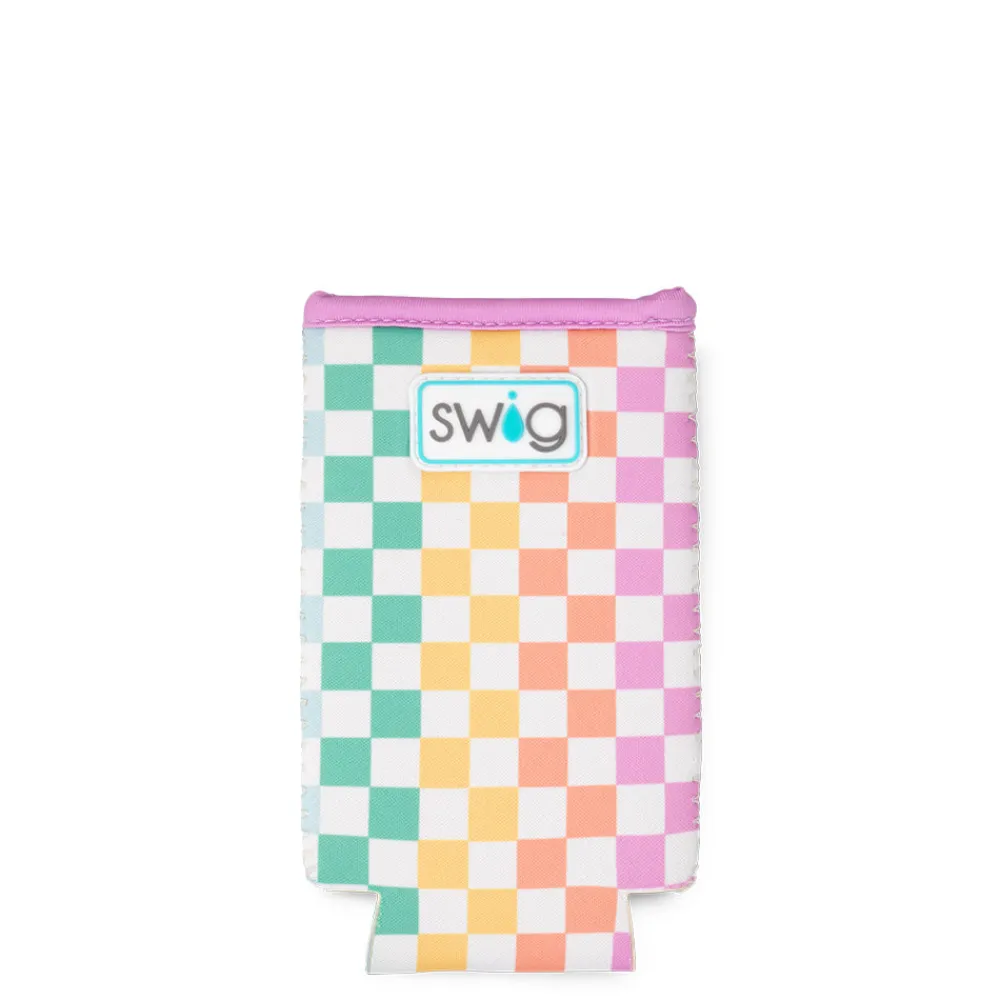 Swig Life Drink Coolies New Sizes!|Check Mate^Check Mate Slim Can Coolie