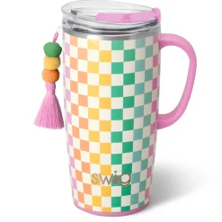 Swig Life Travel Mugs|Check Mate^Check Mate Travel Mug 22oz
