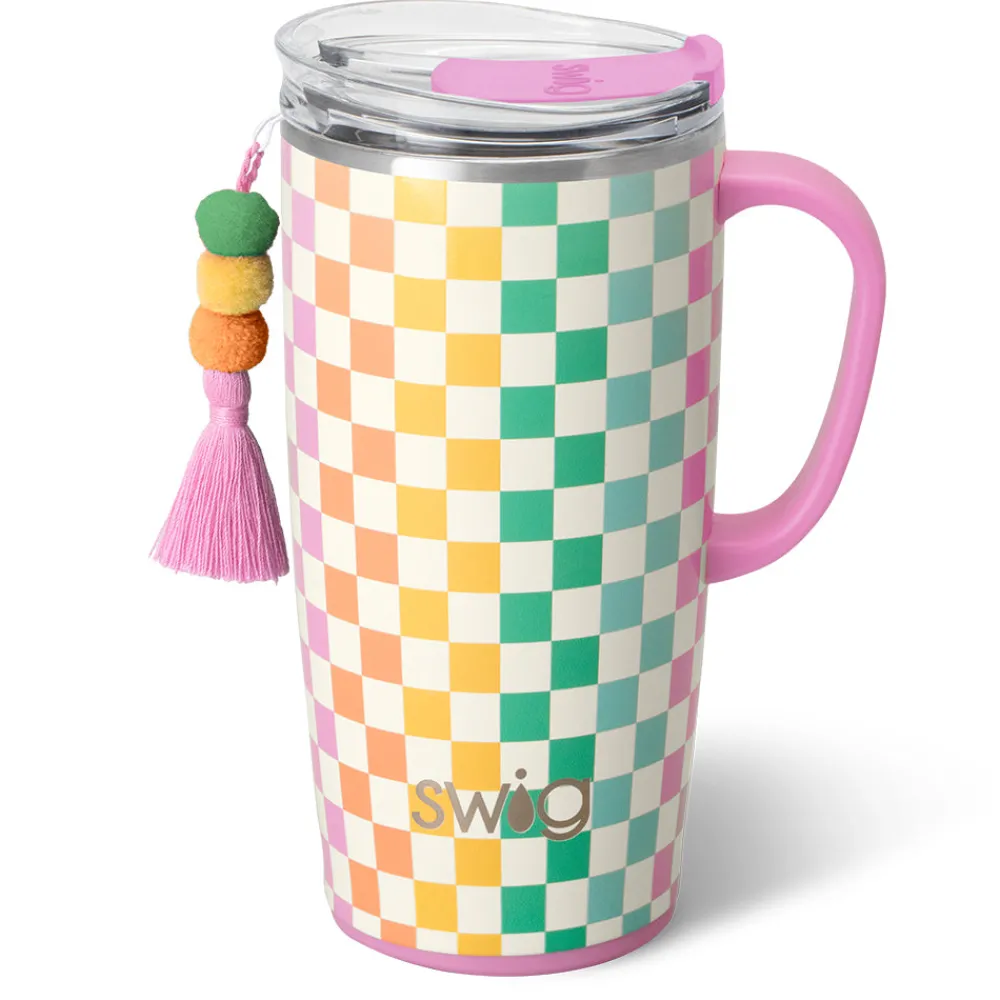Swig Life Travel Mugs|Check Mate^Check Mate Travel Mug 22oz