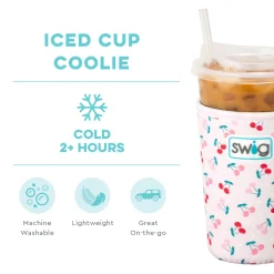 Swig Life Drink Coolies New Sizes!|Cherry Pie^Cherry Pie Medium Iced Cup Coolie