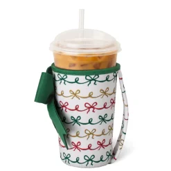 Swig Life Drink Coolies New Sizes!|Christmas Bows^Christmas Bows Medium Iced Cup Coolie