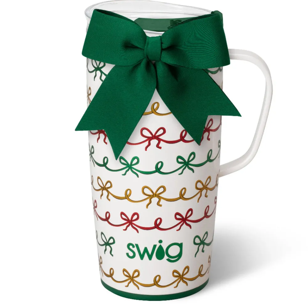 Swig Life Travel Mugs|Christmas Bows^Christmas Bows Travel Mug 22oz
