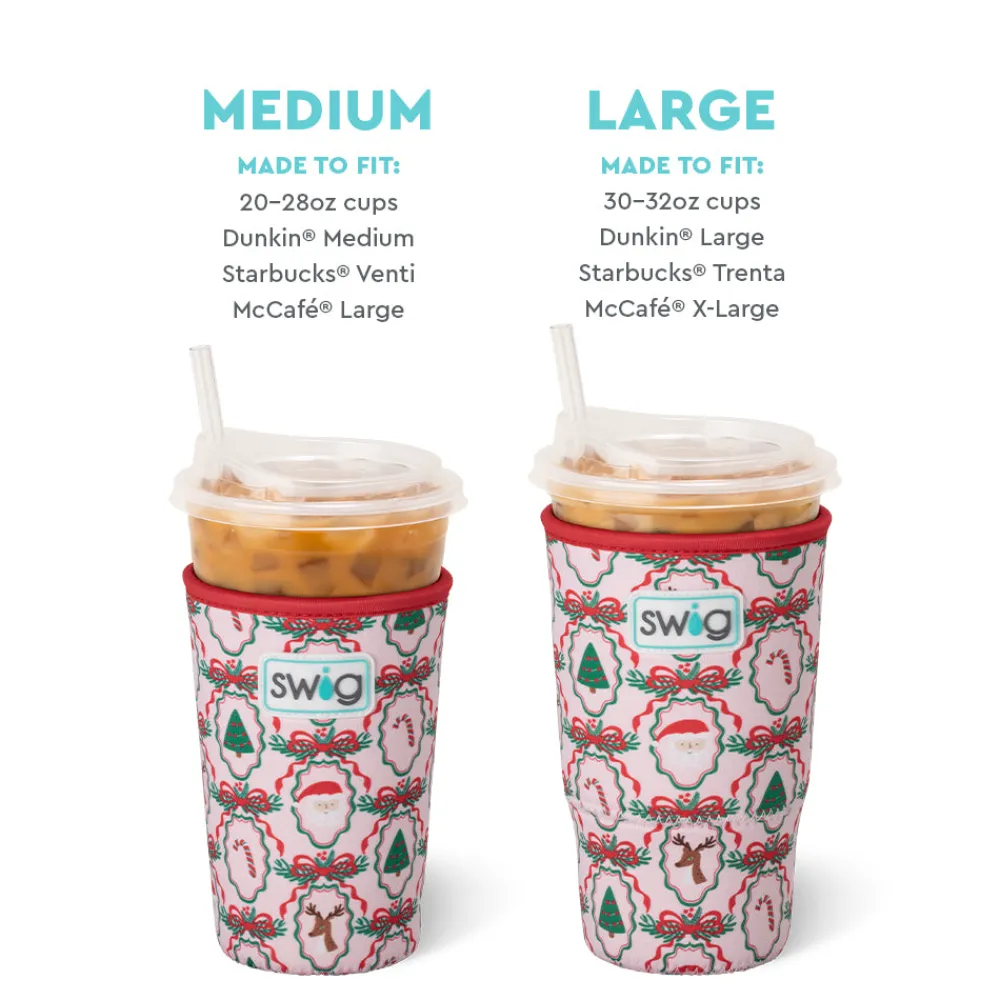 Swig Life Drink Coolies New Sizes!|Christmas Cameos^Christmas Cameos Large Iced Cup Coolie