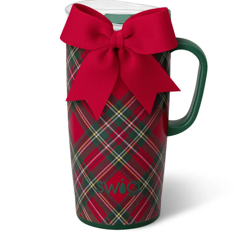 Swig Life Travel Mugs|Christmas Plaid^Christmas Plaid Travel Mug 22oz