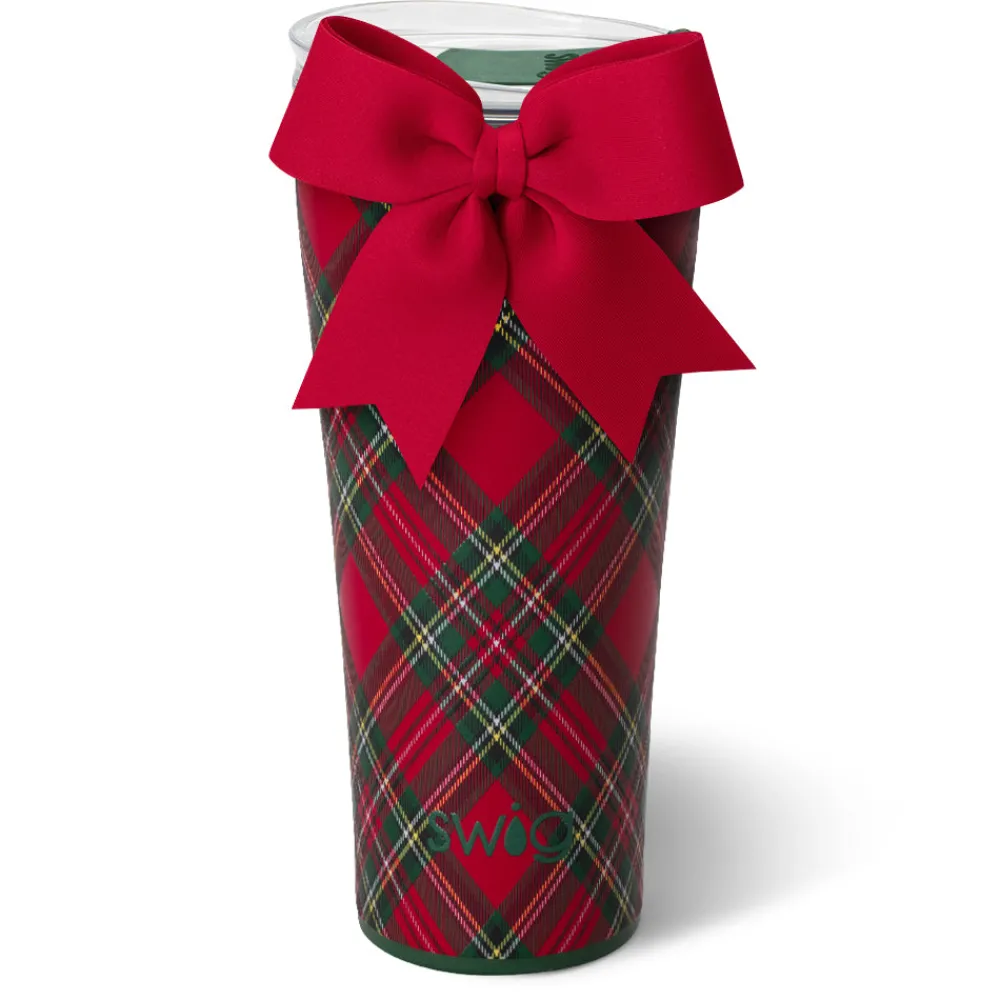 Swig Life Tumblers New Sizes!|Christmas Plaid^Christmas Plaid Tumbler 32oz