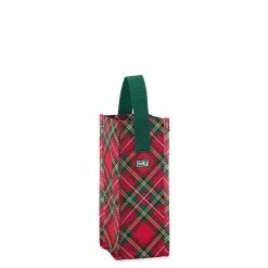 Swig Life Reusable Gift Bags|Christmas Plaid^Christmas Plaid Wine Reusable Gift Bag