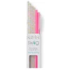 Swig Life Lids, Straws + More|Confetti^Confetti + Pink Reusable Plastic Straw Set -