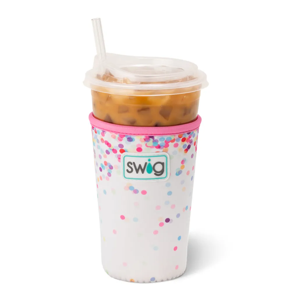Swig Life Drink Coolies New Sizes!|Confetti^Confetti Medium Iced Cup Coolie