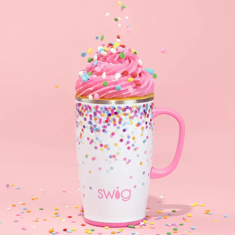 Swig Life Travel Mugs|Confetti^Confetti (18oz) Insulated Travel Mug with Handle -