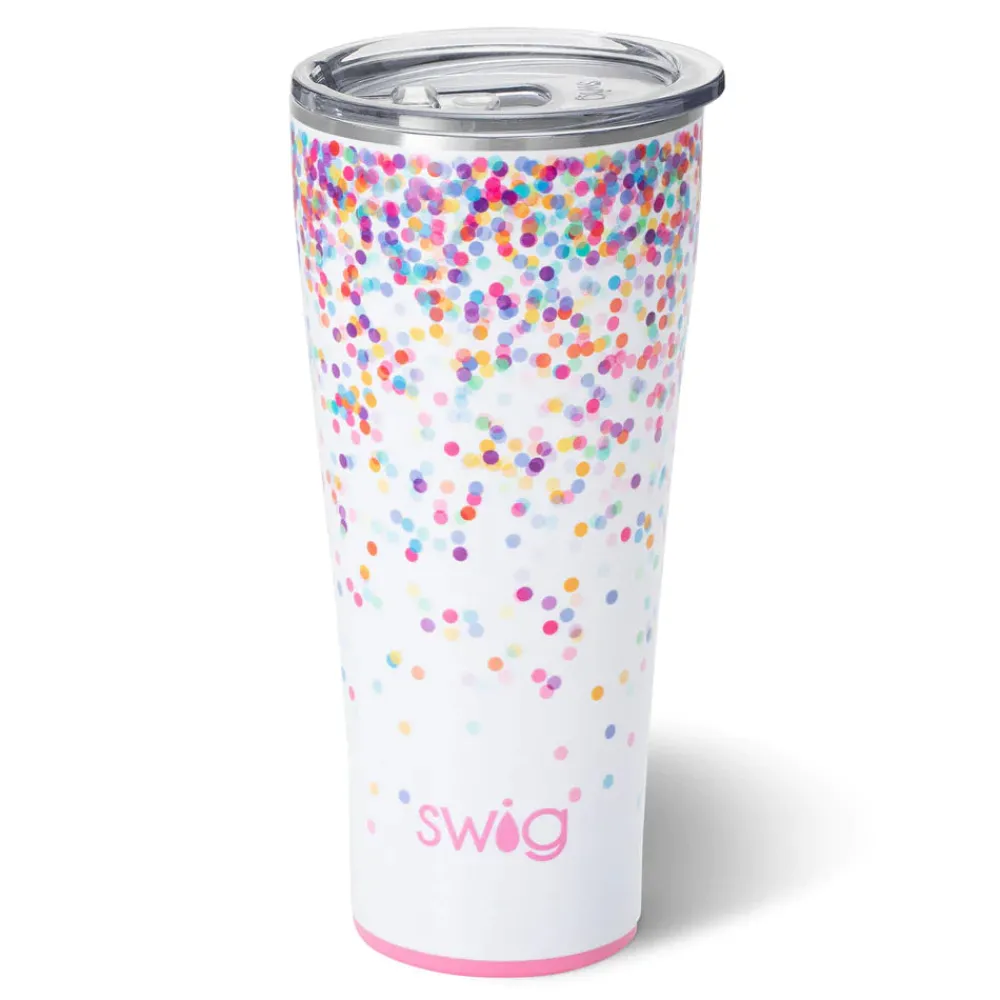Swig Life Tumblers New Sizes!|Confetti^Confetti Tumbler (32oz) - Cup Holder Friendly -
