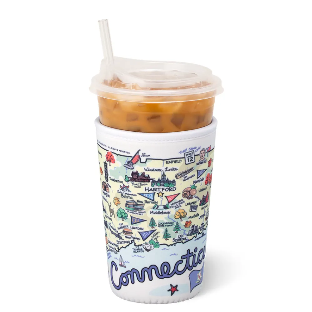 Swig Life Drink Coolies New Sizes!^Connecticut Medium Iced Cup Coolie