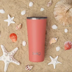 Swig Life Tumblers New Sizes!|Solids^Coral Tumbler (22oz) -