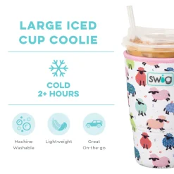 Swig Life Drink Coolies New Sizes!|Counting Sheep^Counting Sheep Large Iced Cup Coolie