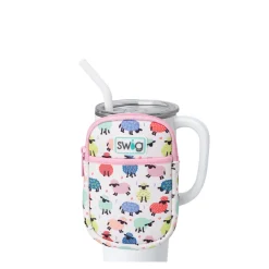 Swig Life Travel Mugs|Drinking Buddies^Counting Sheep Mega Mug Pouch