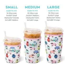 Swig Life Drink Coolies New Sizes!|Counting Sheep^Counting Sheep Small Iced Cup Coolie