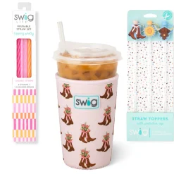 Swig Life Drink Coolies New Sizes!|Cowgirl Coquette^Cowgirl Coquette Accessory Bundle