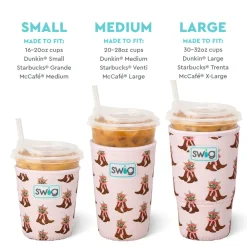 Swig Life Drink Coolies New Sizes!|Cowgirl Coquette^Cowgirl Coquette Medium Iced Cup Coolie