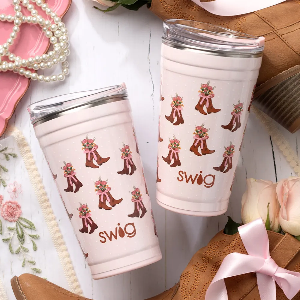 Swig Life Tumblers New Sizes!|Cowgirl Coquette^Cowgirl Coquette Party Cup 24oz